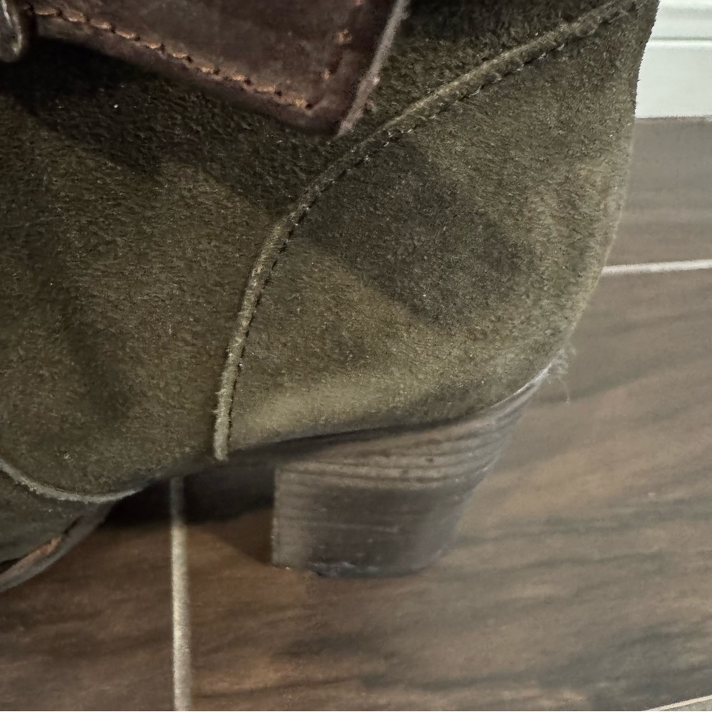 Freebird Holland Olive Suede Leather Boots 7 - Picture 8 of 12
